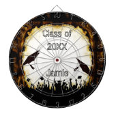 キャップ投げ群衆ヒツジ皮膚卒業クラス ダーツボード (正面)