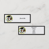 キャップ&ディプロマ付き卒業フクロウ コーリングカード (正面/裏面)