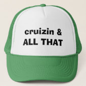 キャップ – トラック運転手スタイル (正面)