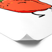 キャップ – thicc-umカプシウムペッパーPunポスター ポスター (角)