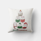 キャッメリーマスクリスおもしろいスマスタントツリー クッション (裏面)