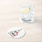 キャッメリーマスクリスおもしろいスマスタントツリー ペーパーコースター (インサイチュ)