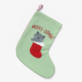 キャッメリーマス！ スモールクリスマスストッキング (正面 (吊り時))