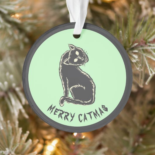 キャッメリーマ不気味猫クリスマス オーナメント (ツリー)