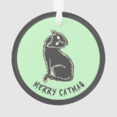 キャッメリーマ不気味猫クリスマス オーナメント (裏面)