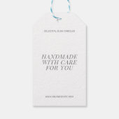 キャッモダンクシンプルブランディングギフトラベル ギフトタグ (裏面)