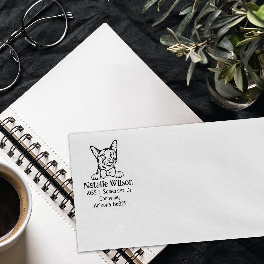 キャッモダント差出人住所 ラバースタンプ