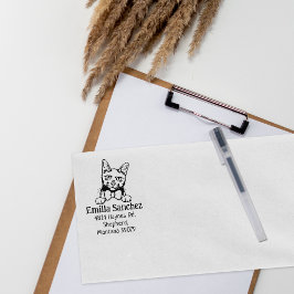 キャッモダント差出人住所 ラバースタンプ