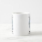 キャッユーモアのあるトマグ – フェラ頭が切れるまたはファルト・スミラ コーヒーマグカップ (中央)