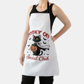 キャッ不気味トソーシャルクラブPNG – かわいいハロウィンクラス エプロン (インサイチュ)