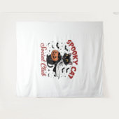 キャッ不気味トソーシャルクラブPNG – かわいいハロウィンクラス タペストリー