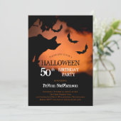 キャッ不気味ト |こうもりハロウィーン50th誕生日パーティー 招待状 (スタンド正面)