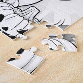 キャッ不気味ト&カボチャ |ハロウィーン ジグソーパズル (側面)