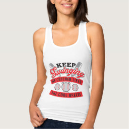 キャッ保ターを振って風が好カッコいいき タンクトップ