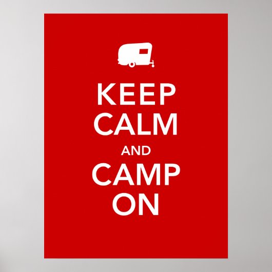 キャッ保プとキャンプオン – RV Glamping Poster ポスター (正面)