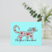 キャッ実在パーの葉書 ポストカード (スタンド正面)