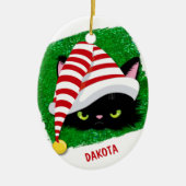 キャッ怒クソックスが!休日 セラミックオーナメント (正面)