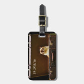 キャッ怒トパーソナライズされたラゲッジタおもしろいグカスタム3 ラゲッジタグ (正面縦)