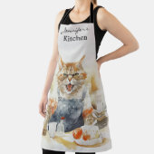 キャッ怒トペットラバーオールオーバープリントエプロン エプロン (インサイチュ)