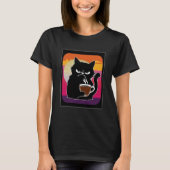 キャッ怒ト・ジョー3blk女性 tシャツ (正面)
