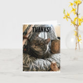 キャッ感謝していク カード (黄色い花)