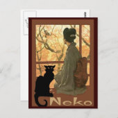 キャッ日本のトネコ ポストカード (正面/裏面)