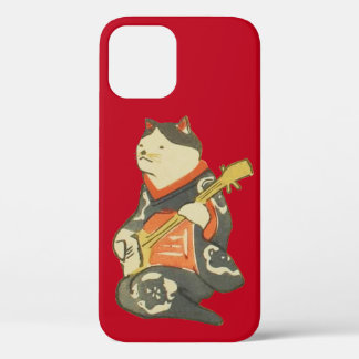 キャッ日本のト遊・ギター国芳浮世絵 iPhone 12ケース
