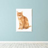 キャッ日本のト6 キャンバスプリント (インサイチュ (ウッドフロア))