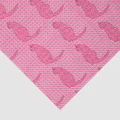 キャッ日本のト – 明るい赤紫色ピンクろうけつ染め 薄葉紙 (詳細)