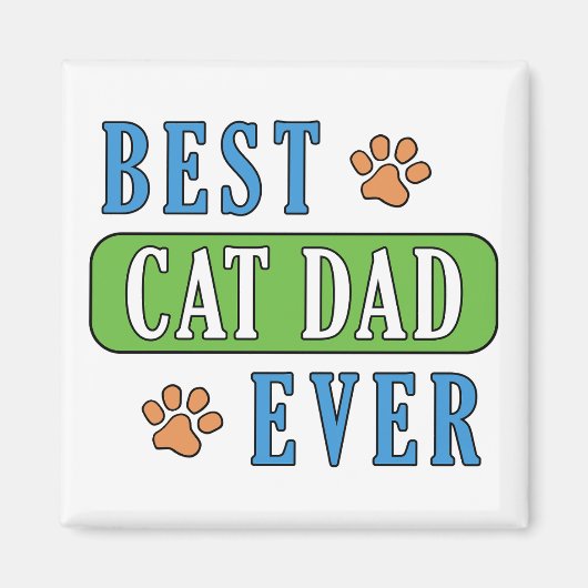 キャッ最高のクパパエバー マグネット (正面)