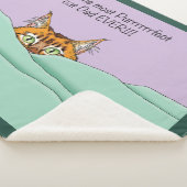 キャッ最高のクパパ!父の日 シェルパブランケット (3/4)