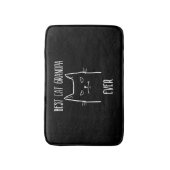 キャッ最高のトグランドパエバー – 子猫パパ バスマット (正面縦)