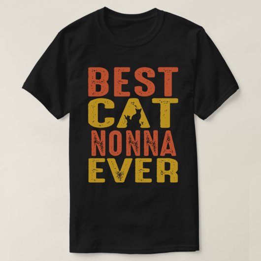 キャッ最高のトノナエバーレトロヴィンテージ Tシャツ (デザイン正面)