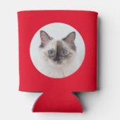 キャッ最高のトパパエカスタムバー文字と2枚Red 缶クーラー (裏面)