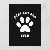 キャッ最高のトパパエカスタムバー文字パーソナライズされた ポストカード (正面)