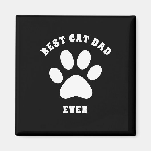 キャッ最高のトパパエカスタムバー文字パーソナライズされた マグネット (正面)