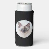 キャッ最高のトパパエカスタムバー文字&2枚フォトブラック スリム缶クーラー (Seltzer裏面)