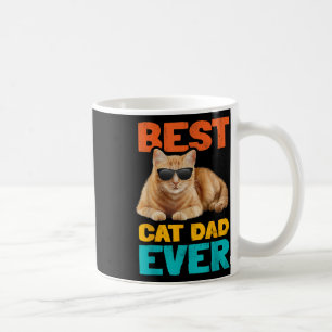 キャッ最高のトパパエバおもしろいットオーナー虎猫誕生日F コーヒーマグカップ