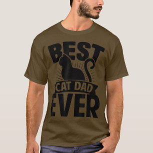 キャッ最高のトパパエバおもしろいーキャットパパ父の日 Tシャツ