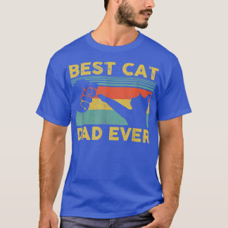 キャッ最高のトパパエバおもしろいーTee Cat Daddy's Day Tシャツ