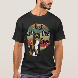 キャッ最高のトパパエバーカリコファーザーズデイギフトおもしろいR Tシャツ
