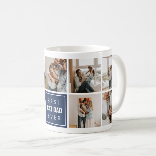 キャッ最高のトパパエバーコーヒーマグ コーヒーマグカップ (正面右)