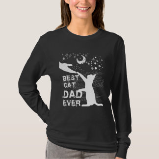 キャッ最高のトパパエバー猫パパ父の日_2 Tシャツ