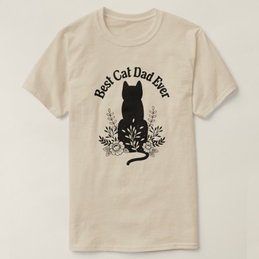 キャッ最高のトパパエバー猫好きギフト Tシャツ (デザイン正面)