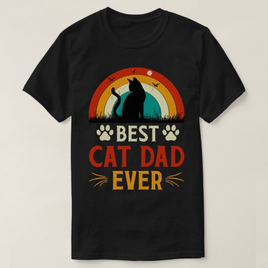キャッ最高のトパパエバー1 Tシャツ (デザイン正面)