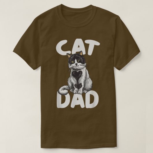 キャッ最高のトパパシャツファーズデイ子猫パパPapa Ch Tシャツ (デザイン正面)
