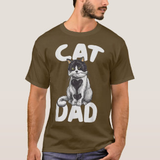 キャッ最高のトパパシャツファーズデイ子猫パパPapa Ch Tシャツ