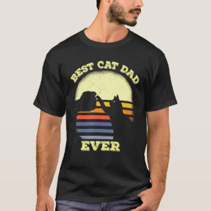 キャッ最高のトパパEver Tee- Cat Daddy Father Day Vintag Tシャツ