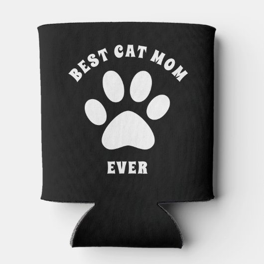 キャッ最高のトママエバカスタム文字パーソナライズされた 缶クーラー (裏面)