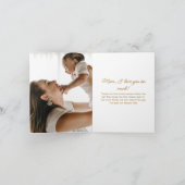 キャッ最高のトママエバーキッテンイラストレーションマザーデイ サンキューカード (内部)